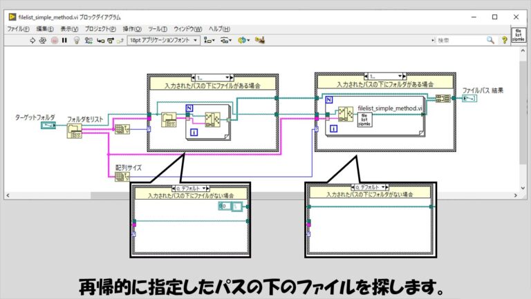LabVIEWで再帰処理 | マーブルルール